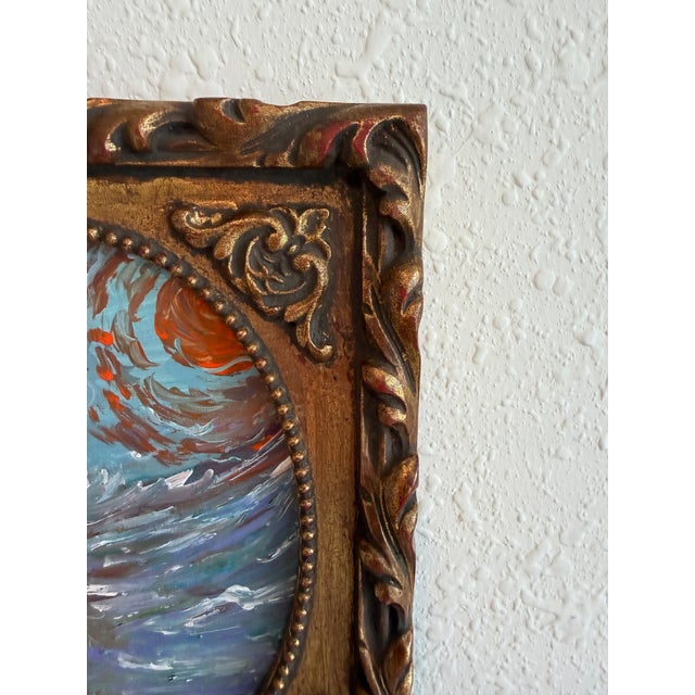 2020s Serg Graff “Storm Wanderer” Original Art, Fantasy Ship Seascape Nautical Art Coa For Sale - Image 5 of 9