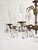 Antique 8 Arm Dark Patina Opulent Brass Cut Lead Glass Crystal Chandelier For Sale - Image 4 of 15