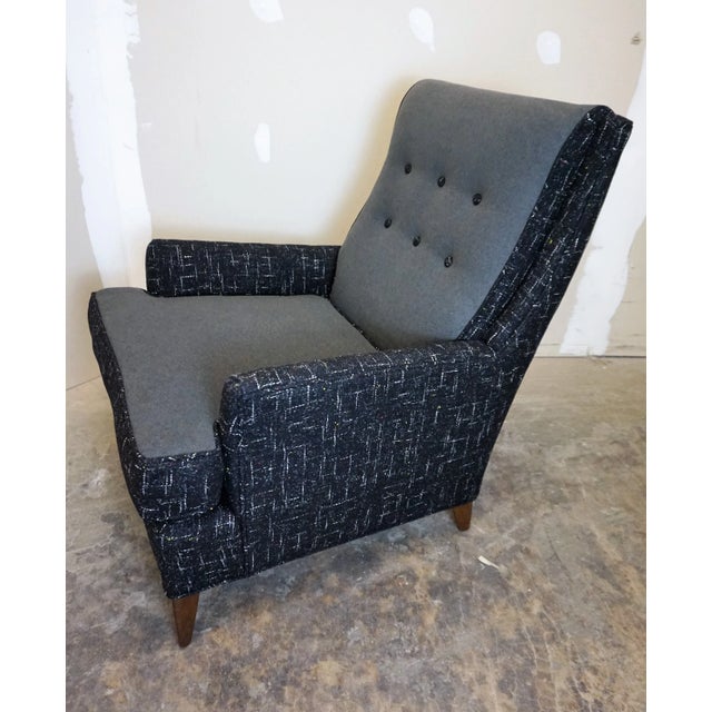 Black Erwin Lambeth Club Chair For Sale - Image 8 of 13