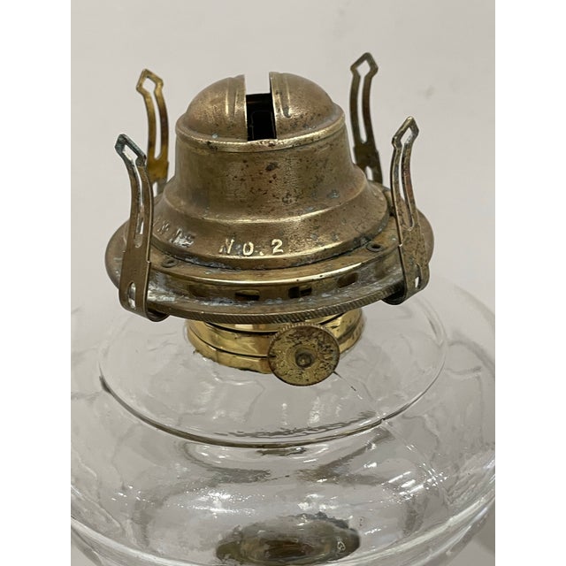 Stone Late 19th Century Cherub Figural Oil Lamp W/Doves “ Peace “ For Sale - Image 7 of 11