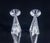 Crystal Table Candlesticks by Le Perle for C&F, Set of 2 For Sale - Image 3 of 14