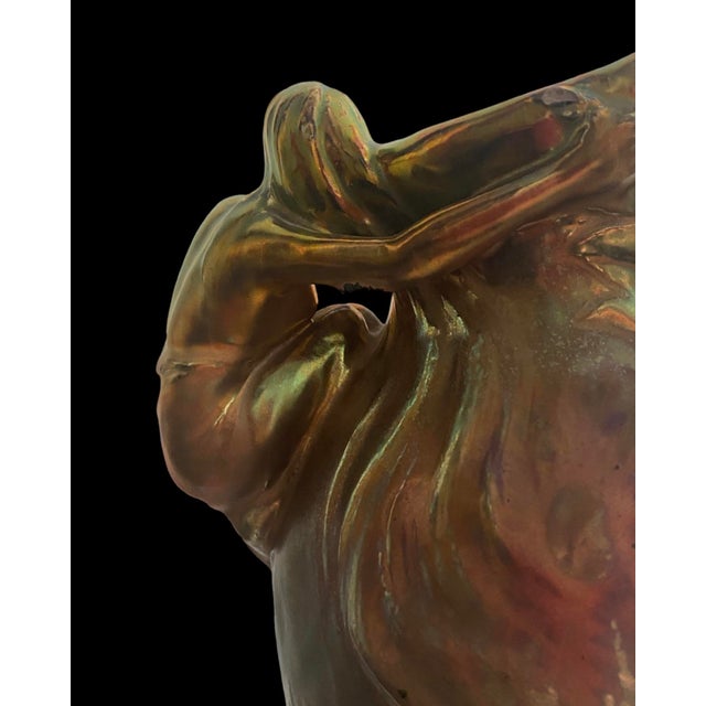 Late 19th Century Ceramic Jug with Metallic Luster Glaze from Delphin Massier For Sale - Image 10 of 13