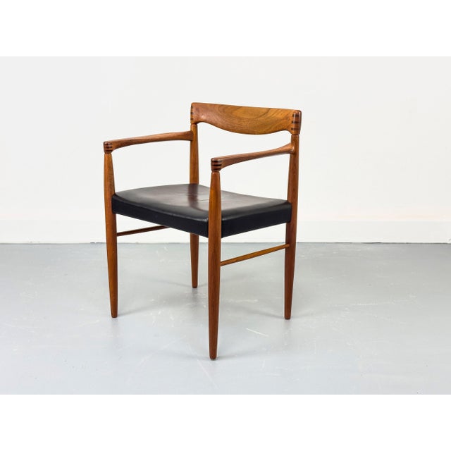 Teak and Leather Armchair by H. W. Klein for Bramin, 1960s For Sale - Image 18 of 18
