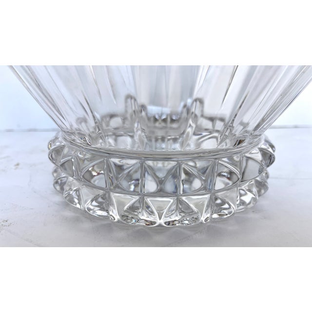 Transparent Late 20th Century Rosenthal Cllassic Lead Crystal Fluted Bowl For Sale - Image 8 of 10