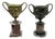 Mated Pair 19th Century NeoClassical Bronze Tazzas after the Pompeiian Antiques For Sale