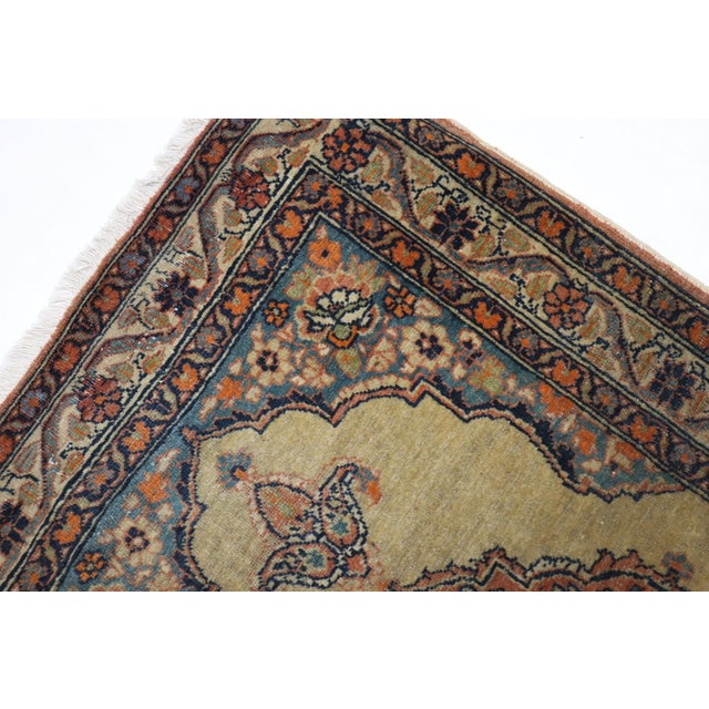 Tabriz Antique Mat rug no. j1967 For Sale - Image 11 of 11