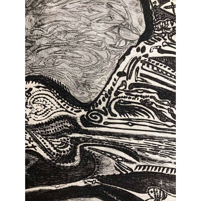 Jean Peschard, Fish in Love, Etching, 1961 For Sale - Image 9 of 16