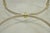 Vintage French Directoire Maison Jansen Style Steel Brass Low Square Side Table For Sale - Image 10 of 17