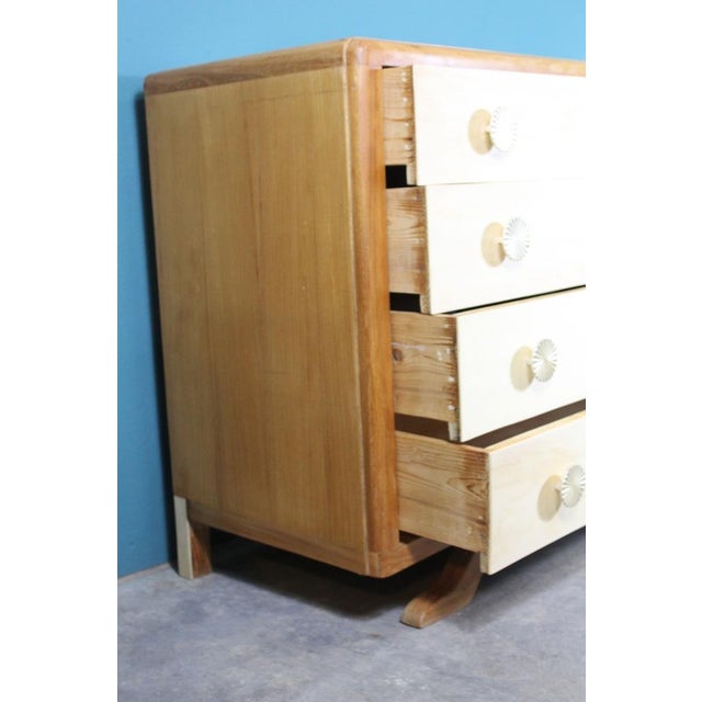 Wood Wooden Chest of Drawers, 1950s For Sale - Image 7 of 18