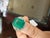 The School of Paris Natural Zambian Emerald 9.24 Carats and Diamonds Half Moon 1.01 Carats in 14k, Size 6 For Sale - Image 3 of 18