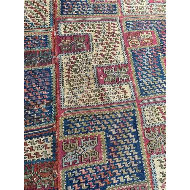 Caucasian Verneh Embroidered Kilim For Sale - Image 13 of 18