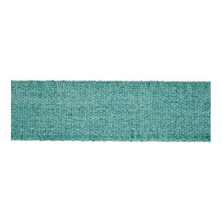 Schumacher Ashwood Tape Indoor/Outdoor in Aqua For Sale