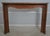 French Country Country French Distressed Finish Fireplace Mantle For Sale - Image 3 of 9