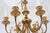1960s Spanish Louis XVI Style Hunter Green Bouillotte 6-Light Chandelier For Sale - Image 13 of 16