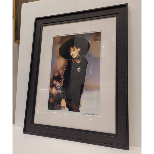 Guy Marineau, Inés De La Fressange, Chanel, 1988, Photographic Print, Framed For Sale - Image 12 of 15