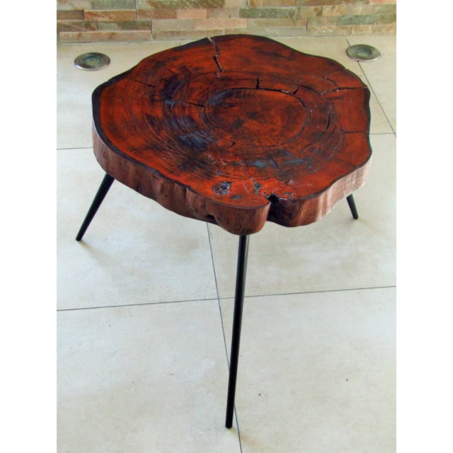 This 1950s table is in the style of Carl Auböck.