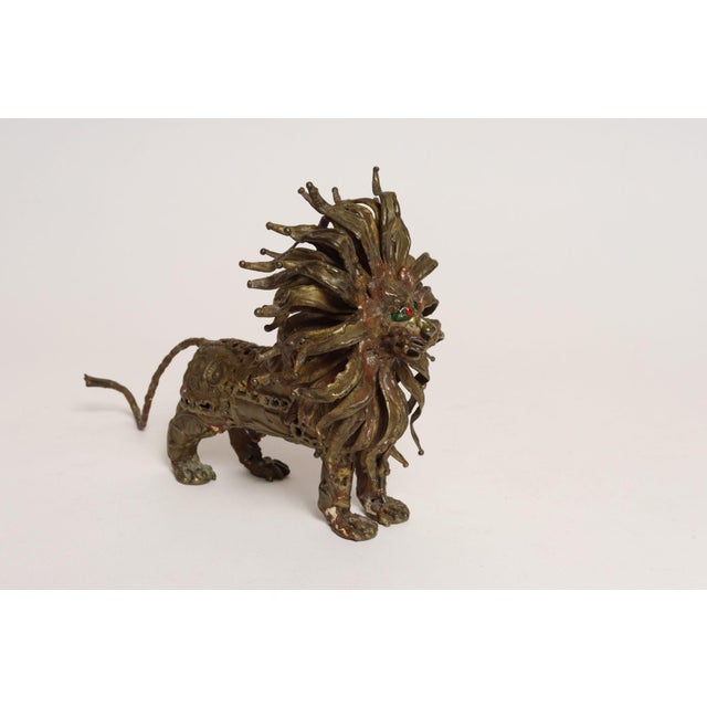 Brutalist lion sculpture ca. 1970s by renowned artist and jewelry designer, Pal Kepenyes (b. Hungary, 1926, d. Mexico,...