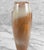 1950s Vintage Art Deco Ceramic Brown & Tan Bullet Vase For Sale - Image 5 of 9