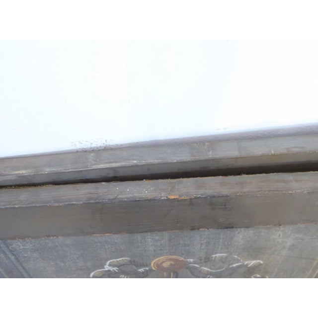 18th Century French Blue Gray Screen Panels - a Pair For Sale - Image 4 of 7