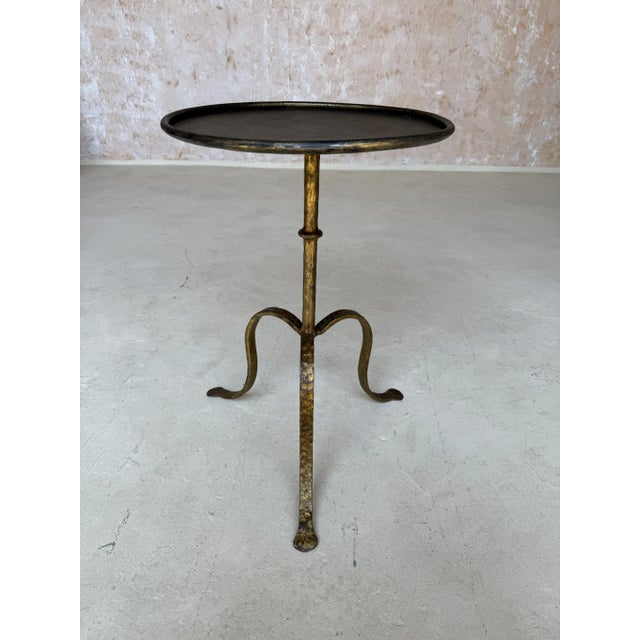 Spanish Gilt-Iron Drinks Table on Tripod Base For Sale - Image 10 of 13