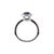 Ladies 18k White Gold 2.16ctw Gia Sri Lanka Sapphire Halo Diamond Cocktail Ring, Size 5.25 For Sale In Houston - Image 6 of 9