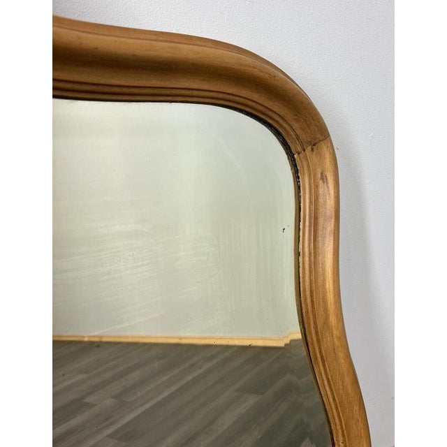 Antique French Style Carved Wall Mirror For Sale - Image 9 of 12