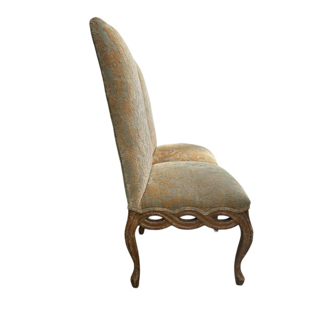 1930s French 4 Pretzel Ribbon Back French Hollywood Regency French Provincial Rococo Dining Chairs- Set of 2 For Sale In Miami - Image 6 of 10