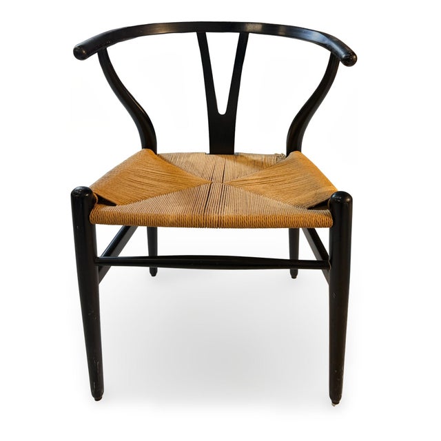 Set of Four Wishbone Dining Chairs, Attributed to Hans Wegner for Carl Hansen & Søn For Sale In Sacramento - Image 6 of 18
