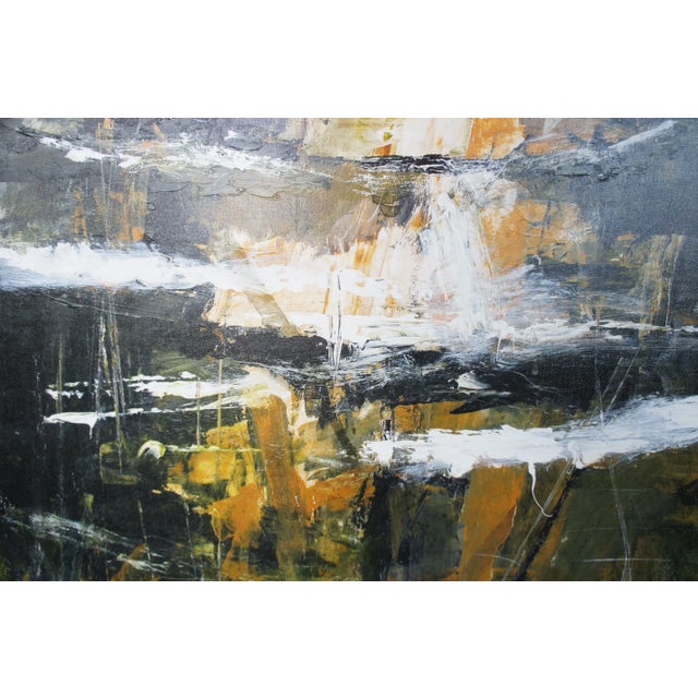 Calais by Paul Vernes Giclee Canvas Print 1/500 Abstract Landscape France 80" For Sale - Image 9 of 13