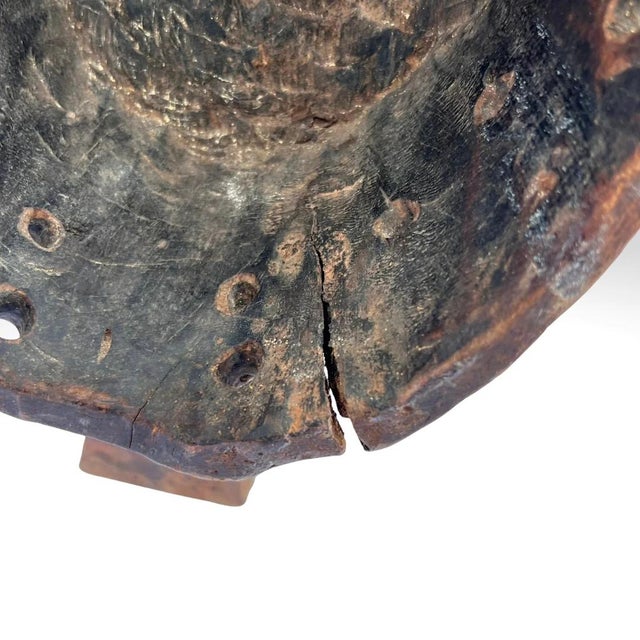 Brown Early 20th Century Bobo Wooden Mask Burkina Faso For Sale - Image 8 of 9
