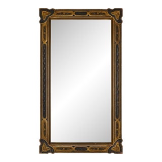 Art Nouveau Giltwood Mirror With Floral Motifs, Circa 1910 For Sale