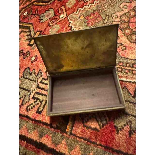 Ivory Vintage Abalone Tiled Jewelry/ Trinket Box For Sale - Image 8 of 9