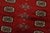 Textile Bokhara Rug 4’8” X 6’1” Red Wool Tribal Hand-Knotted Oriental Carpet For Sale - Image 7 of 12