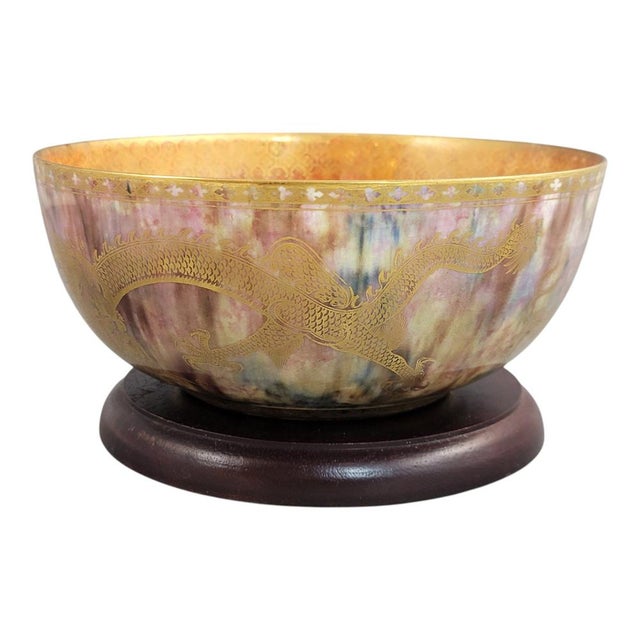 Antique Lustre Dragon Bowl by Daisy Makeig-Jones for Wedgwood, 1915 For Sale - Image 4 of 18