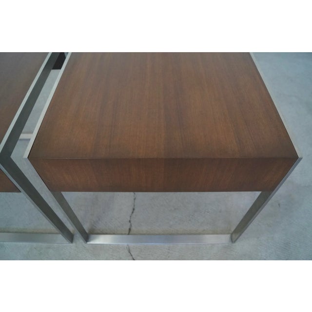 Early 2000's Bernhardt Side Tables - a Pair For Sale - Image 10 of 13