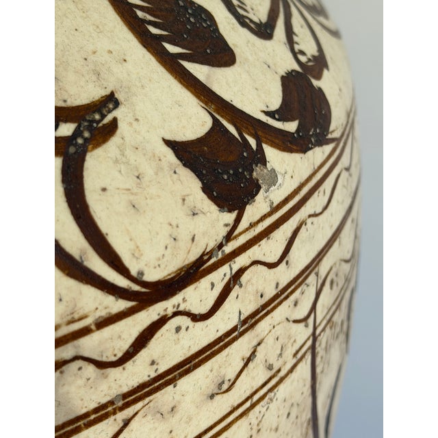 Antique Chinese Cizhou Style Pottery Jar, Ming Dynasty Period For Sale - Image 11 of 12