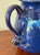 American Late 20th Century Blue Studio Pottery Pitcher, Signed For Sale - Image 3 of 9