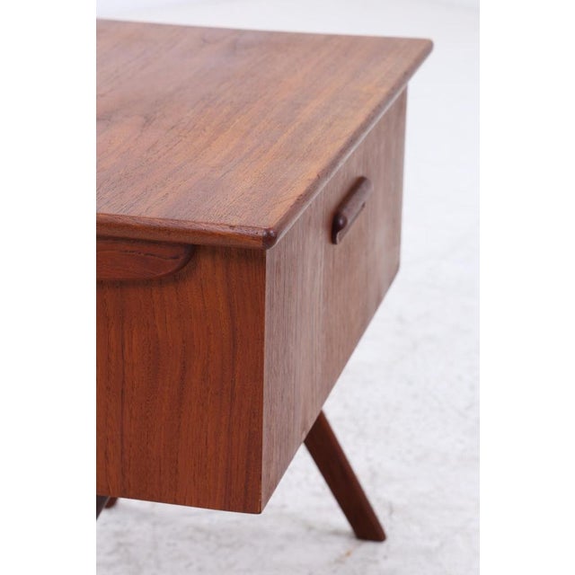 Wood Mid-Century Danish Teak Sewing Box, 1960s For Sale - Image 7 of 15