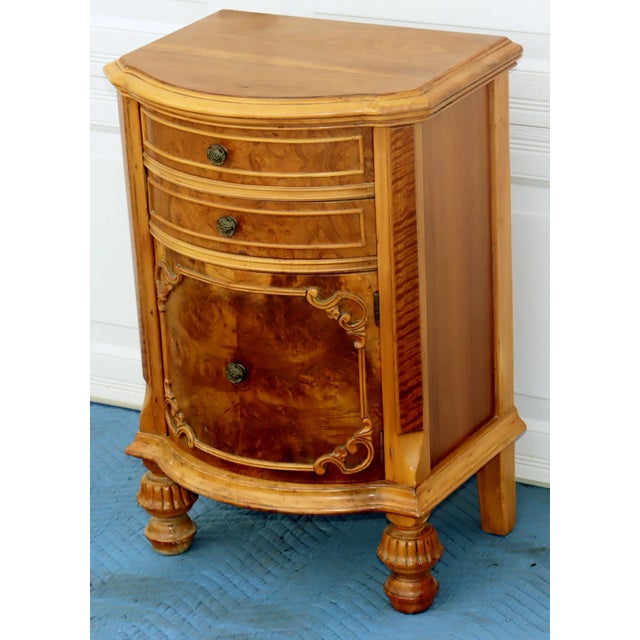 WELCOME AND THANK YOU FOR TAKING THE TIME TO LOOK!! Absolutely gorgeous, Stunning, Elegant French night stand in very good...