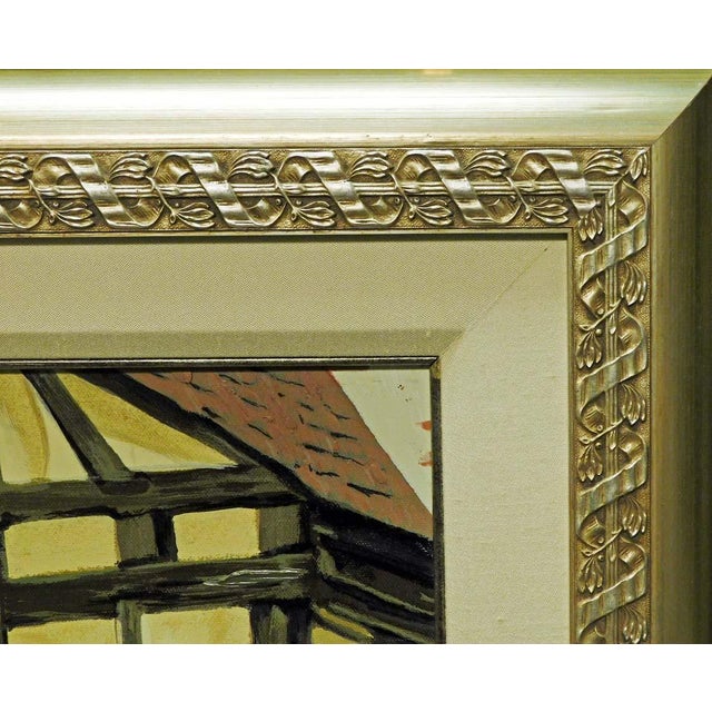 Viktor Shvaiko the Drake Framed Hand Embellished Artwork on Canvas For Sale In Denver - Image 6 of 6