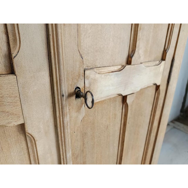 Parisian Beech Wardrobe, 1890s For Sale - Image 10 of 18