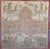 Antique balinese hand painted and woven kamasan ceremonial cloth depicting a central deity enthroned among attendants,...
