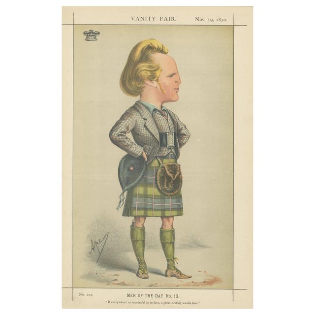 Vanity Fair, Men of the Day No. 13, 1870, Paper For Sale - Image 10 of 10