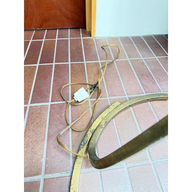 1970s Tommaso Barbi Conchiglia Floor Lamp, Italy For Sale - Image 11 of 18