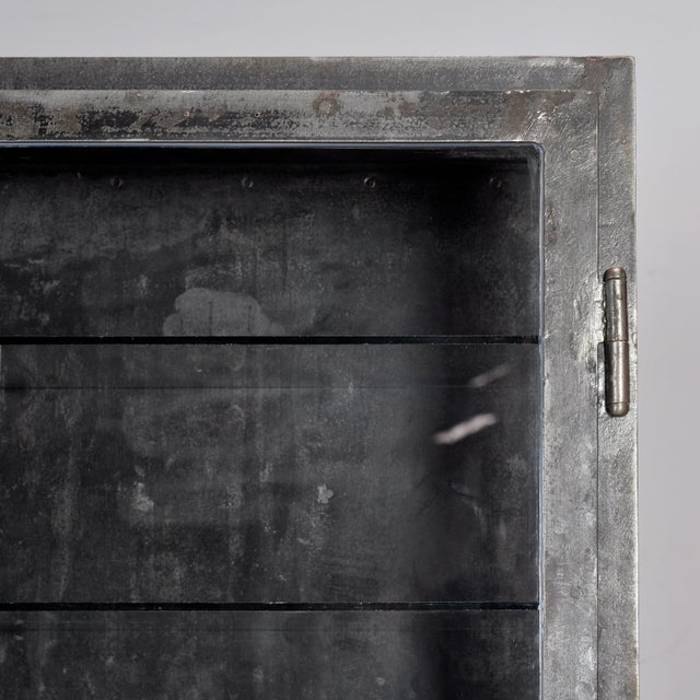 Polished Iron Medicine Cabinet, 1930s For Sale - Image 9 of 13