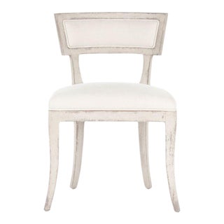 Rochester Side Chair in White For Sale