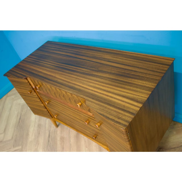 Sideboard in Walnut by Gunther Hoffstead for Uniflex, 1960s For Sale - Image 6 of 12