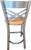 Tan Holland Catalina Solid Maple & Stainless Steel Counter Stool Set of 3 For Sale - Image 8 of 17