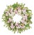 Mixed Garden Floral Wreath 22 Inch For Sale