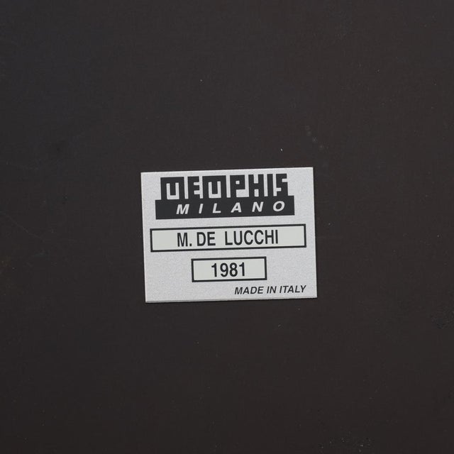 Black Chair by Michele De Lucchi for Memphis Milano, Italy, 1981 For Sale - Image 8 of 9